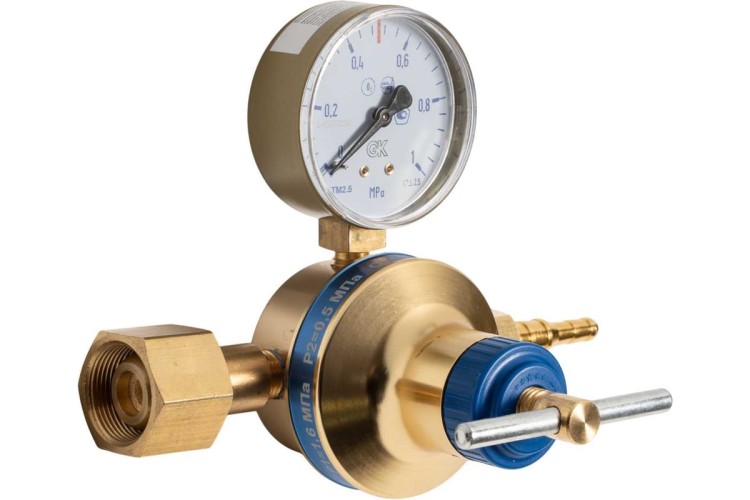 Регулятор кислородный KRASS СКО-10 сетевой 1,6/0,5 МПа, 10 м3/час 2722002 - изображение 2