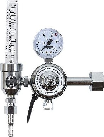 Регулятор расхода газа Кедр У-30/АР-40/З-220 с ротаметром и подогревателем 220В (8005963) 8005963