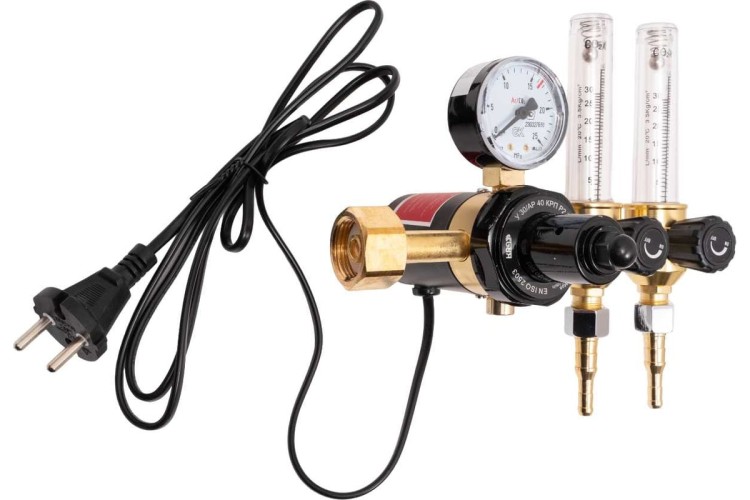 Регулятор расхода газа KRASS У 30/АР 40 КРП Р2 220V для углекислоты и аргона ПОВЕРЕННЫЙ 2133505PV