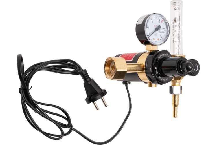 Регулятор расхода газа KRASS У 30/АР 40 КРП Р 220V для углекислоты и аргона ПОВЕРЕННЫЙ 2133503PV
