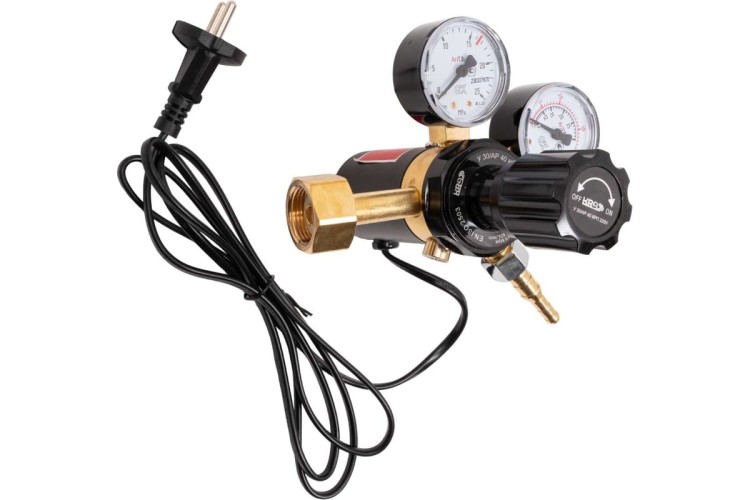 Регулятор расхода газа KRASS У 30/АР 40 КРП 220V для углекислоты и аргона ПОВЕРЕННЫЙ 2133507PV