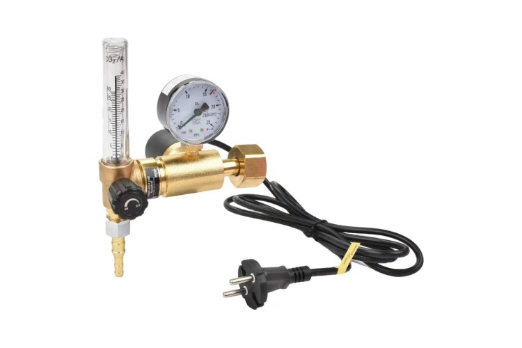 Регулятор расхода газа KRASS У 30/АР 40П Р 220V для углекислоты и аргона ПОВЕРЕННЫЙ 2133619PV - изображение 2