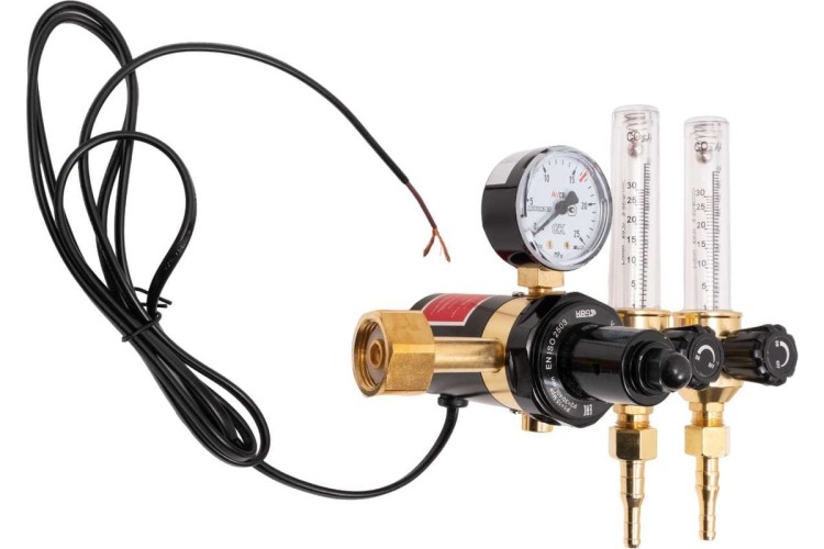 Регулятор расхода газа KRASS У 30/АР 40 КРП Р2 36V для углекислоты и аргона ПОВЕРЕННЫЙ 2133504PV