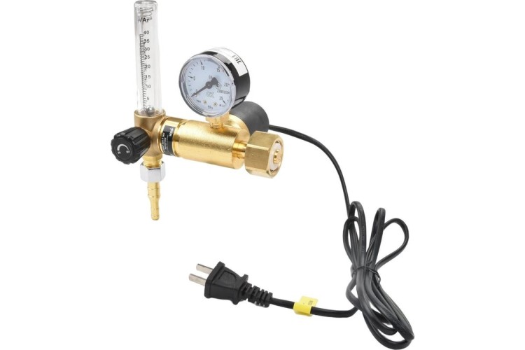 Регулятор расхода газа KRASS У 30/АР 40П Р 36V для углекислоты и аргона ПОВЕРЕННЫЙ 2133618PV