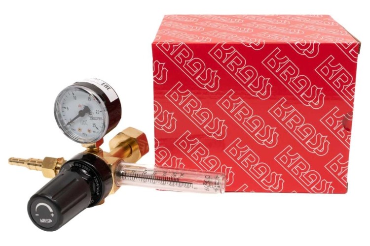 Регулятор расхода газа с ротаметром KRASS У 30/АР 40 Р для углекислоты и аргона ПОВЕРЕННЫЙ 2133617PV - изображение 3