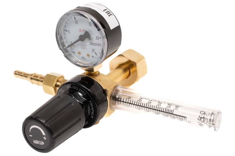 Регулятор расхода газа с ротаметром KRASS У 30/АР 40 Р для углекислоты и аргона ПОВЕРЕННЫЙ 2133617PV - изображение 2