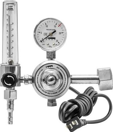 Регулятор расхода Кедр У-30/АР-40/3 PRIME с ротаметром и подогревателем 3 8020814 - изображение 2