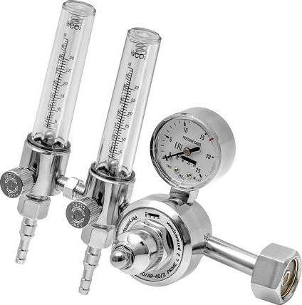 Регулятор расхода Кедр У-30/АР-40/2 PRIME с 2 ротаметрами 8020813