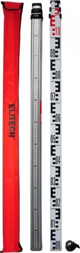 Рейка нивелирная 3 ELITECH 2210.000400 телескопическая 185179