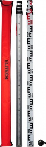 Рейка нивелирная 5 ELITECH 2210.000600 телескопическая 185181