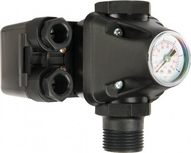 Реле давления UNIPUMP рм/5-3w с манометром 54654