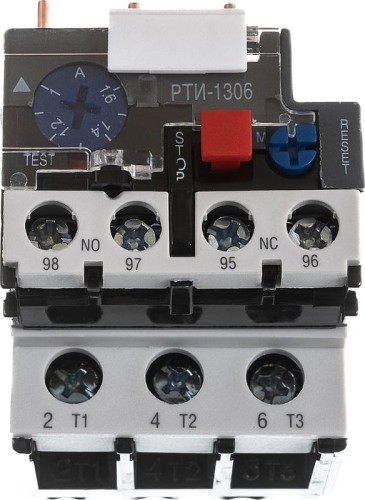 Реле IEK РТИ 1306 1-1.6А электротепловое DRT10-0001-D016 - изображение 2