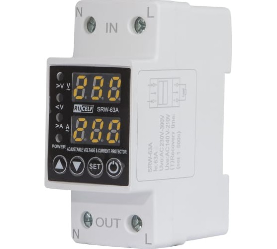 Реле RUCELF SRW-63A напряжения