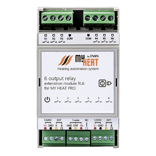 Релейный блок расширения MYHEAT RL6 T RL6 6291