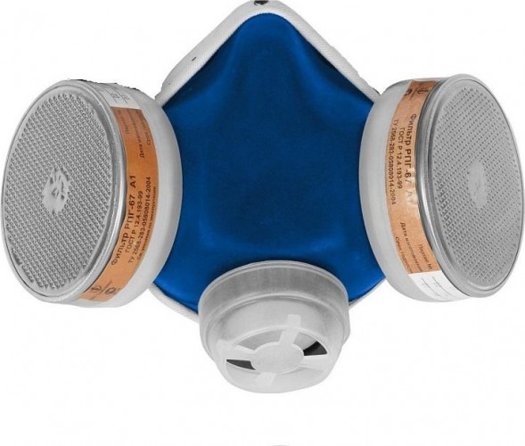 Респиратор ЗУБР ПРОФЕССИОНАЛ рпг-67 а1 противогазовый с фильтрами а1 11140_z02