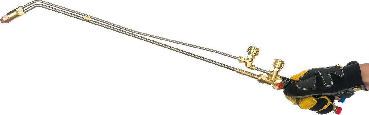 Резак пропановый KRASS Р1П-100-УД удлинен. (вент. до 100 мм) L=765 мм, вн № 1,2,3,4 2117531 - изображение 4