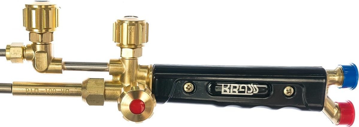 Резак пропановый KRASS Р1П-100-УД удлинен. (вент. до 100 мм) L=765 мм, вн № 1,2,3,4 2117531 - изображение 2
