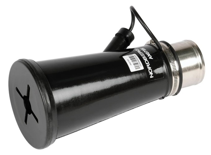 Резиновая круглая насадка NORDBERG AN075R на шланг D=75мм