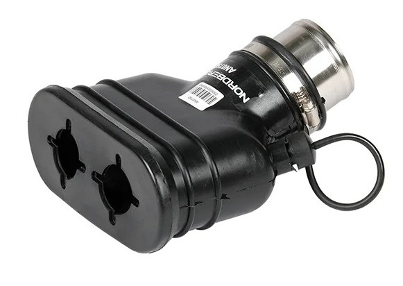 Резиновая овальная насадка NORDBERG AN075D на шланг D=75мм