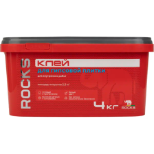 Клей для гипсовой плитки Rocks 4 кг - изображение 5