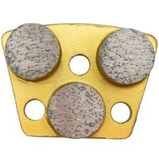 Трехточечный шлифовальный сегмент RODIAMA d 25х10 мм, для мягкого бетона, 60# - изображение 3