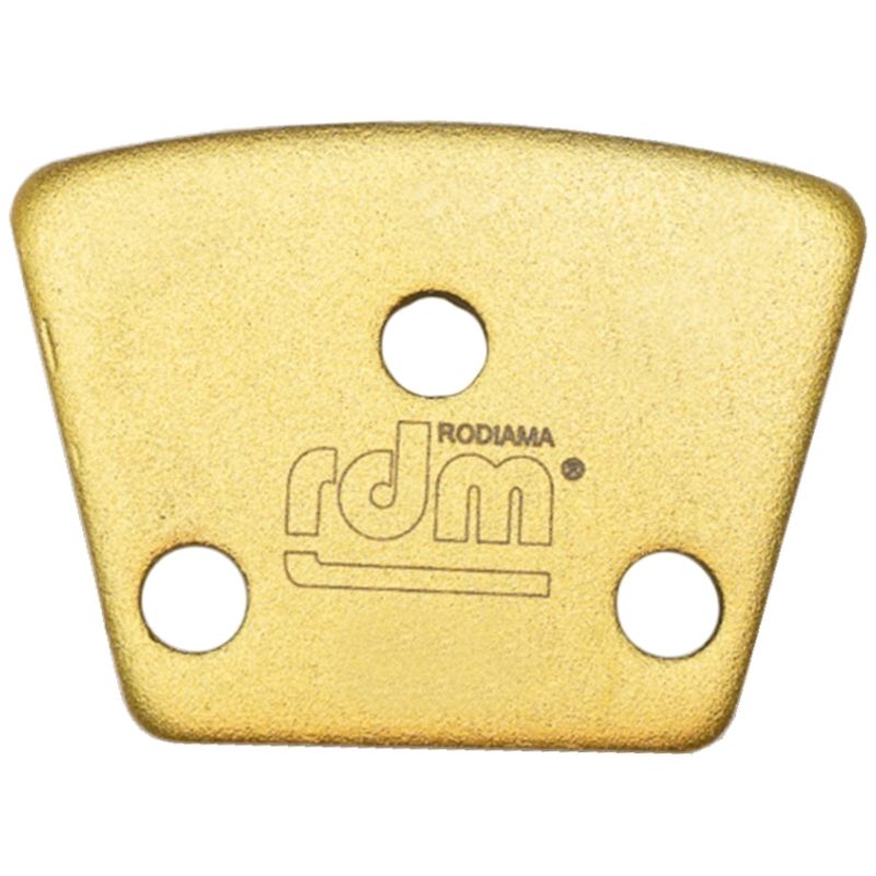 Трехточечный шлифовальный сегмент RODIAMA d 25х10 мм, для мягкого бетона, 80# - изображение 2