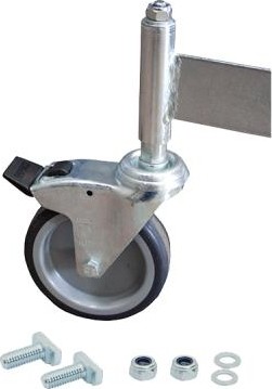 Ролик 820556 KRAUSE с фиксатором, для лестниц с платформой STABILO 7 ступ. 820556 - изображение 2