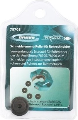 Ролик для труборезов GROSS 4.5 х 3 х 16 мм 78708 78708