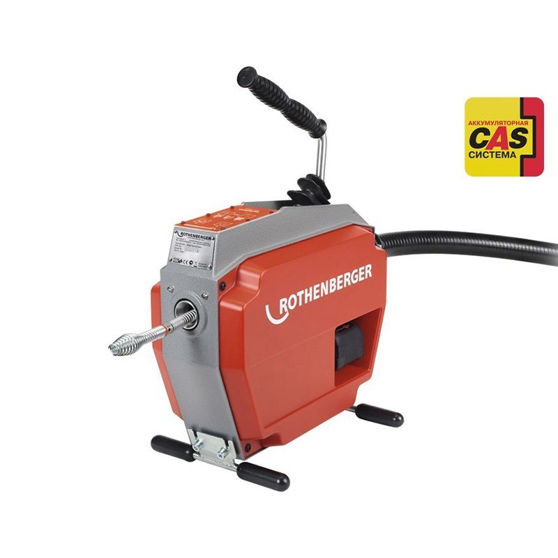 Машина прочистная Rothenberger R600 VarioClean с набором спиралей и инструмента - изображение 3