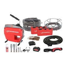 Машина прочистная Rothenberger R600 VarioClean с набором спиралей и инструмента - изображение 7