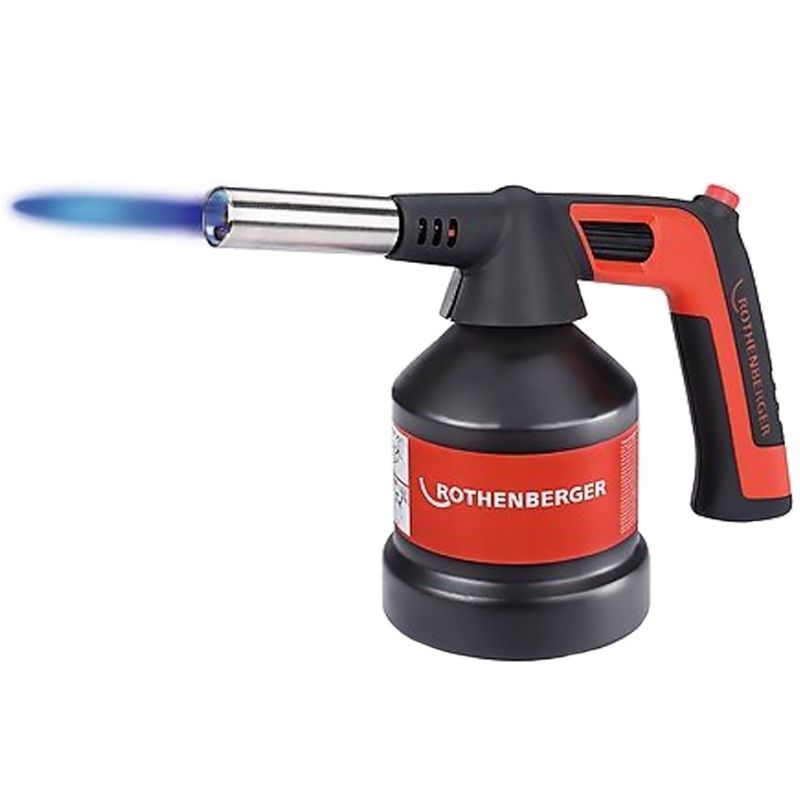 Газовая горелка Rothenberger ROFLAME 4 PIEZO без газа, в картонной коробке - изображение 2