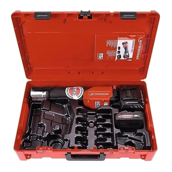 Пресс гидравлический аккумуляторный ROTHENBERGER ROMAX 4000 в пластиковом ящике (без пресс-клещей) - изображение 2