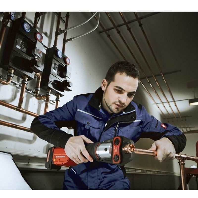 Пресс гидравлический аккумуляторный ROTHENBERGER ROMAX 4000 в пластиковом ящике (без пресс-клещей) - изображение 4