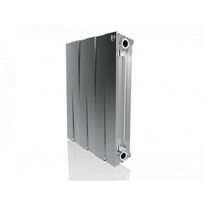 Биметаллический радиатор Royal Thermo Pianoforte 500 VD 6 секц. Silver Satin