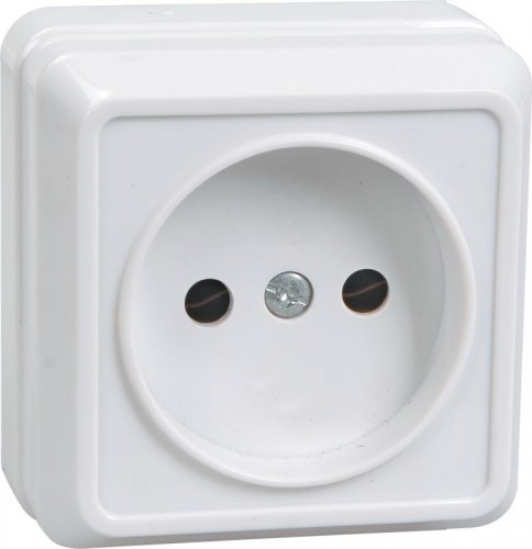 Розетка IEK Октава 1-м оп 10а ip20 без заземл. ERO10-K01-10-DC