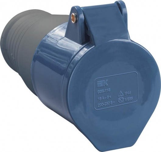 Розетка IEK ССИ-223 кабельная 32а 220в 2p+pe ip44 PSR21-032-3