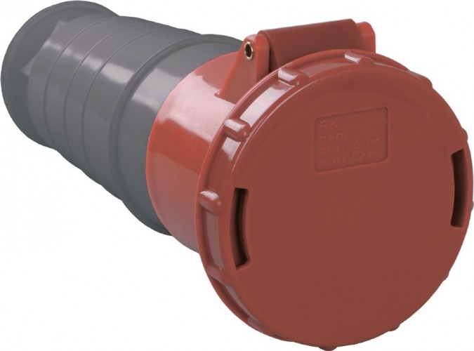 Розетка IEK ССИ-235 3p+pe+n кабельная 63а 380в PSR22-063-5