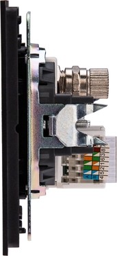 Розетка компьютерная+телевизионная Kranz KR-78-0722-5 Strong, антрацит - изображение 3