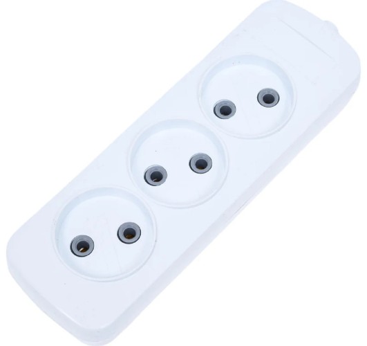 Розетка KRAMER 11-8711  3 гнезда б/з PROconnect «Эконом»