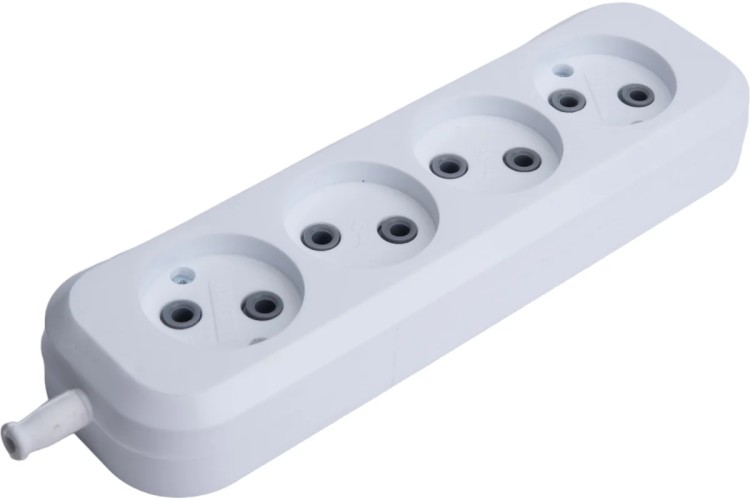 Розетка KRAMER 11-8714  4 гнезда б/з PROconnect «Эконом»