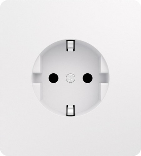 Розетка Kranz KR-78-0701-1 Round 1-ая, со шторками, перламутр