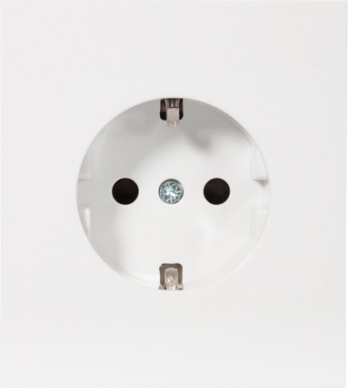 Розетка Kranz KR-78-0701-4 Strong 1-ая со шторками, жемчуг