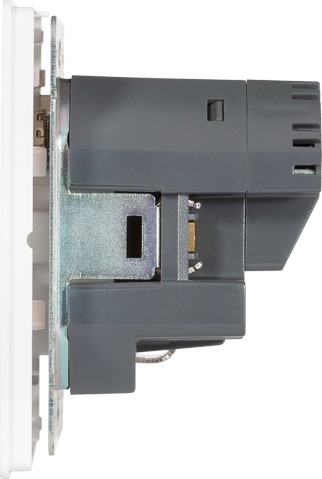 Розетка Kranz KR-78-0704-1 Round 1-ая с USB, перламутр - изображение 3