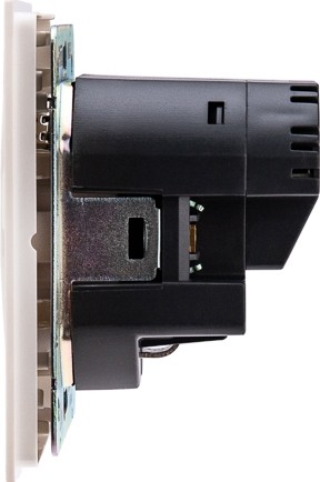 Розетка Kranz KR-78-0704-4 Strong 1-ая с USB, жемчуг - изображение 3