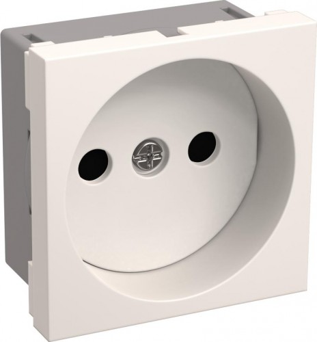 Розетка разборная IEK Праймер РКС-20-20 1-м 2мод. 10а ip20 45х45 без заземл. CKK-40D-RSB2-K01-K