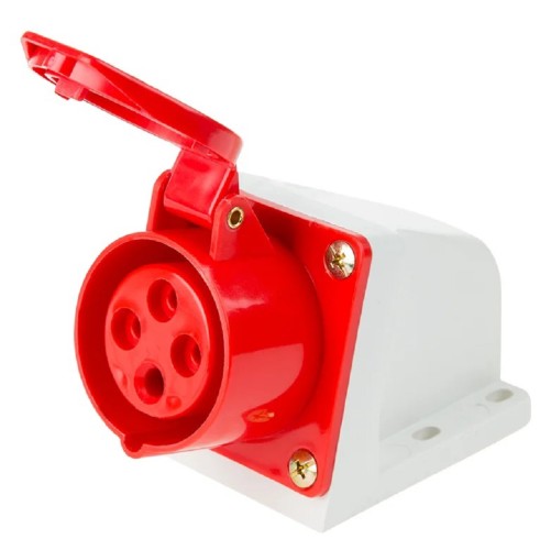 Розетка REXANT 11-8910 114 стационарная 3Р+РЕ 16А 380В IP44