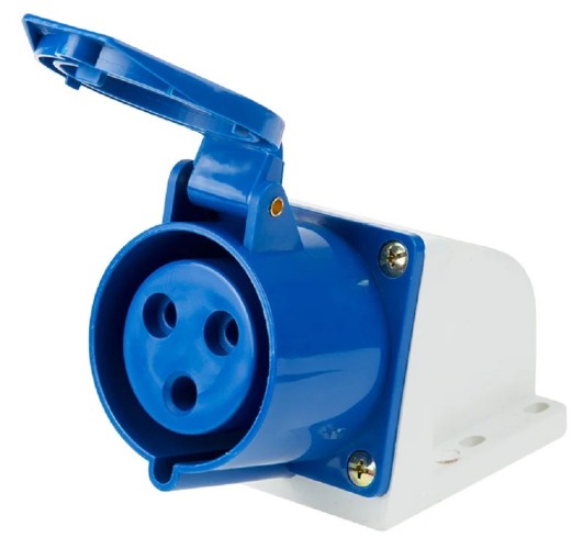 Розетка REXANT 11-8912 123 стационарная 2Р+РЕ 32А 220В IP44