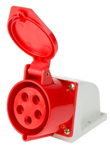 Розетка REXANT 11-8914 125 стационарная 3Р+РЕ+N 32А 380В IP44