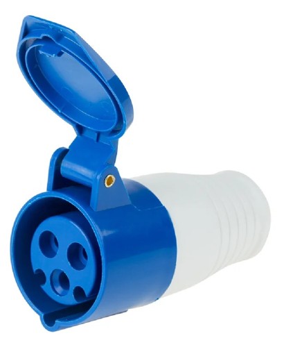 Розетка REXANT 11-8918 213 переносная 2Р+РЕ 16А 220В IP44