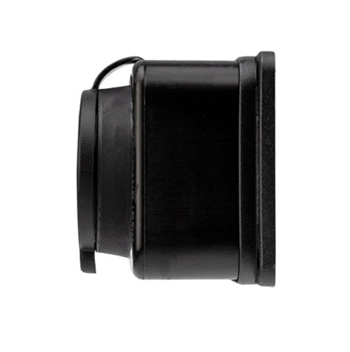 Розетка REXANT 111-111 каучуковая 1 гнездо с крышкой черная, с/з, 16А - изображение 3